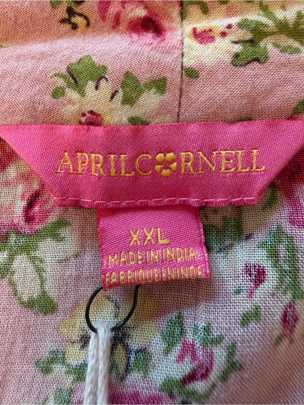 April Cornell Elizabeth's Garden Dressing Gown Sz XXL - Picture 7 of 10